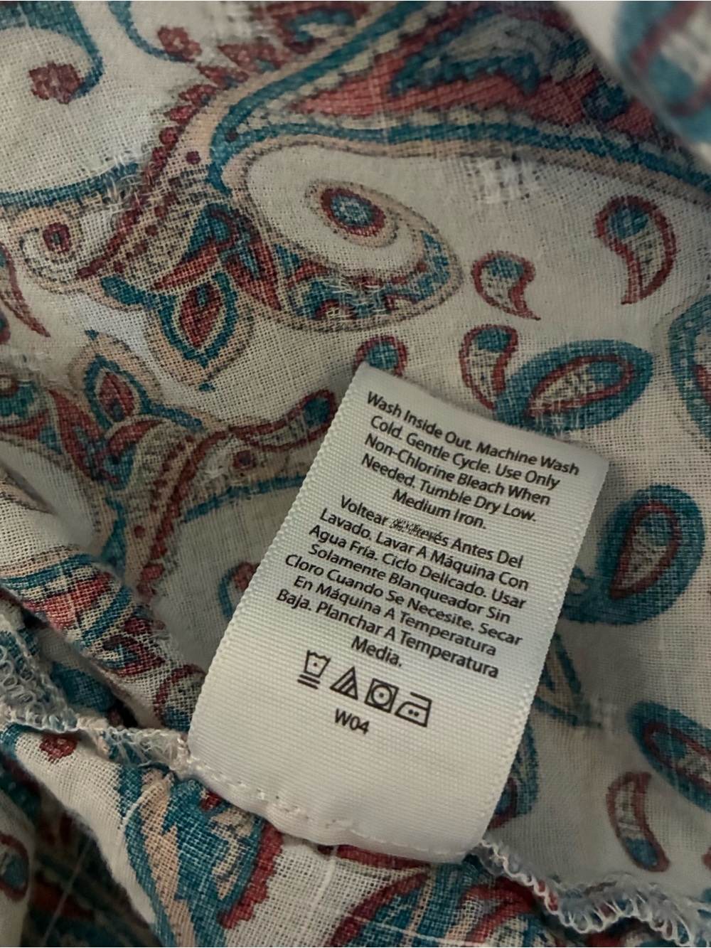 Terra&Sky Multicolor Women's Tunic Blouse 3X Pullover 100% Cotton Ruffle Detail - Picture 5 of 7